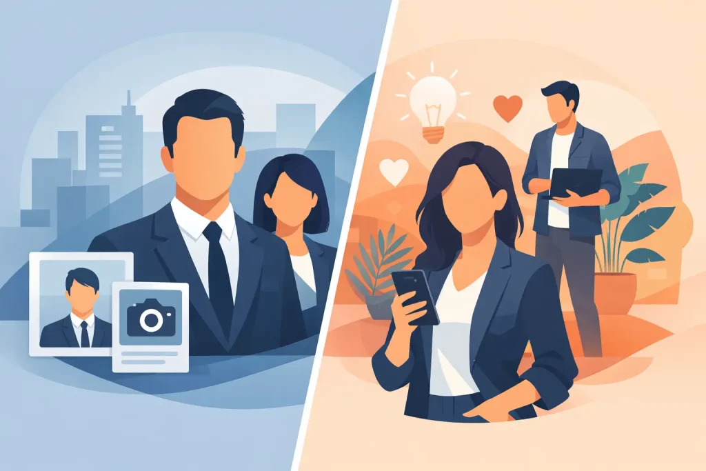 Corporate Headshots vs Personal Branding Compared